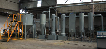 燃气发生器分为气化炉和净化器两个部分